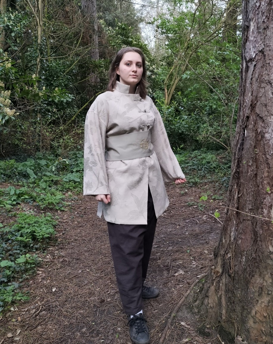 Handmade - Avatar the last airbender -  Earth Kingdom inspired costume: Top, trousers, belt.