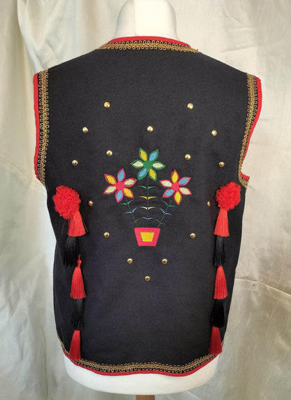 Handmade - Krakow folk inspired waistcoat