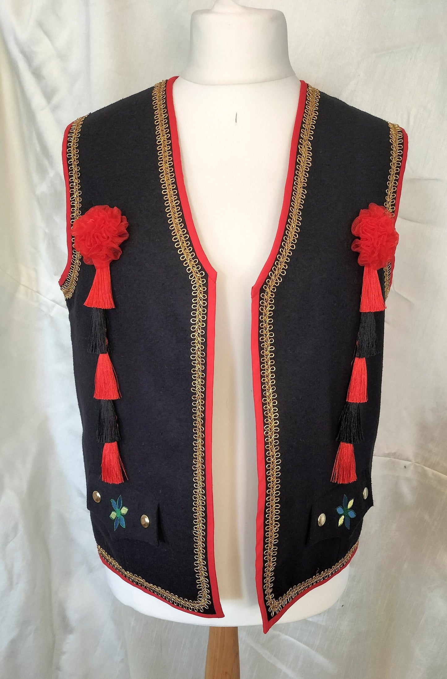 Handmade - Krakow folk inspired waistcoat